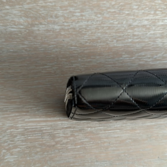 Chanel Black Quilted Patent Leather Wallet - Picture 12 of 12
